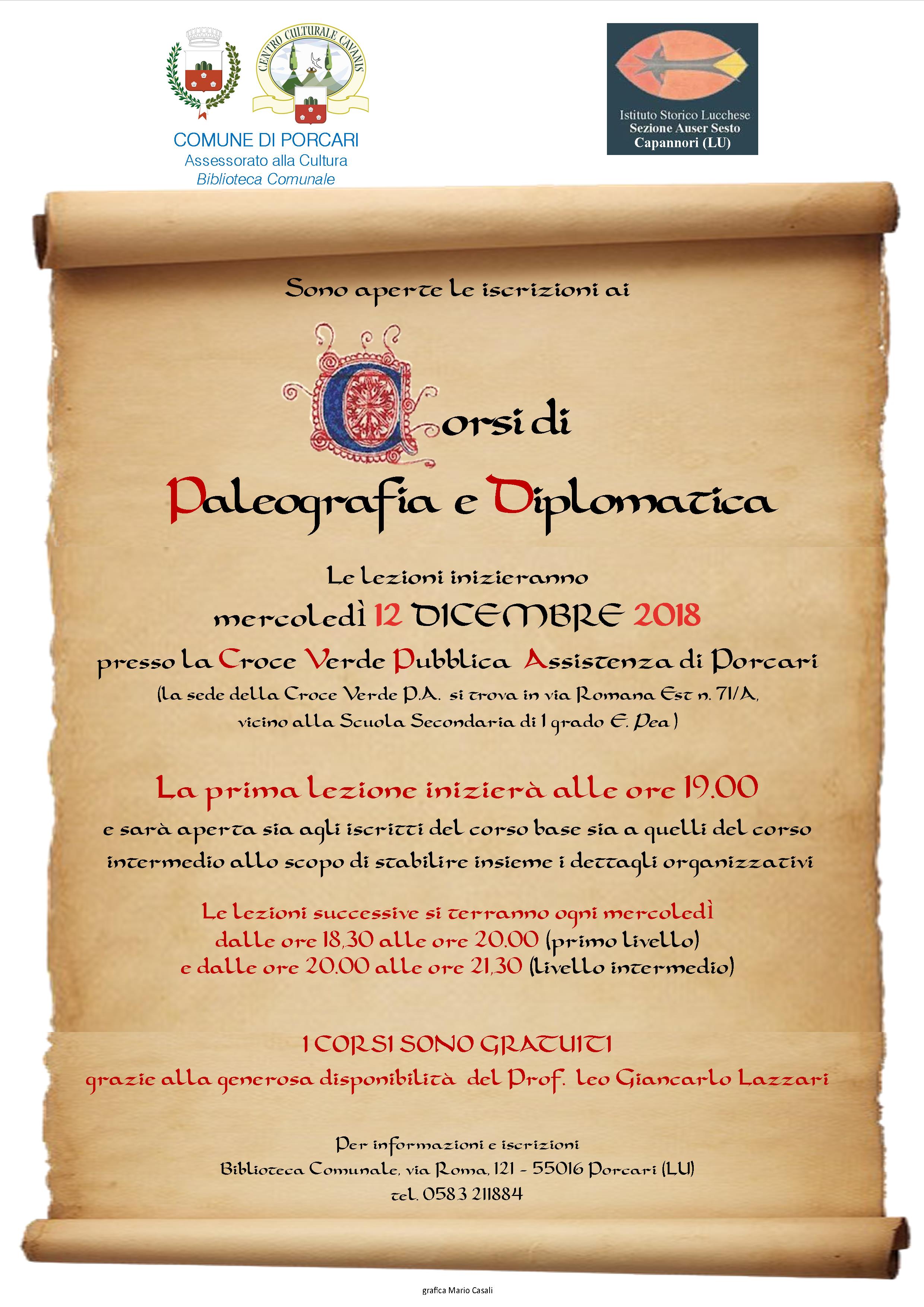 Locandina_corso_di_paleografia e diplomatica_2018-2019